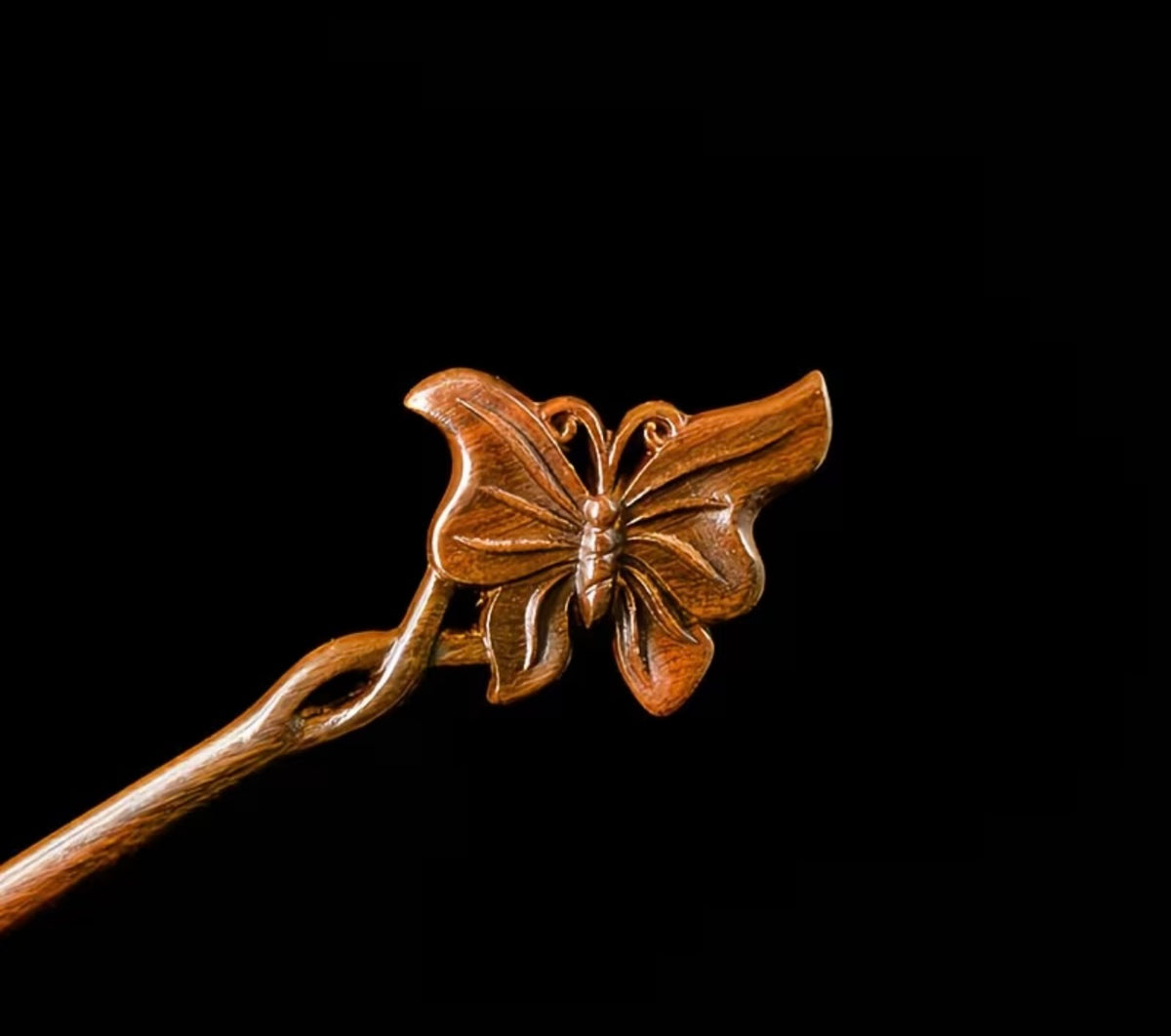 Butterfly hair pin
