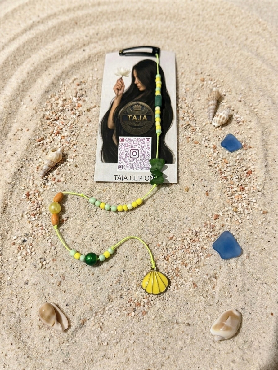 Neon Mermaid Clip on