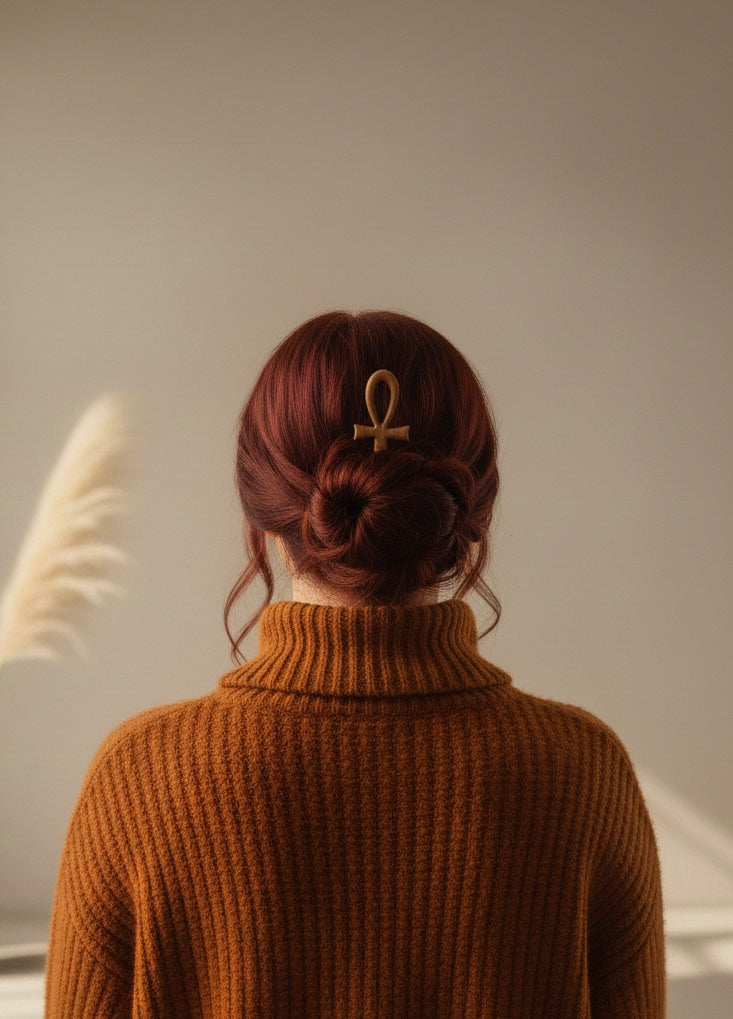 Ankh Hair Pin