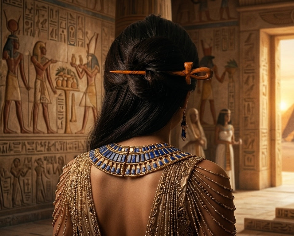 Ankh hair pin