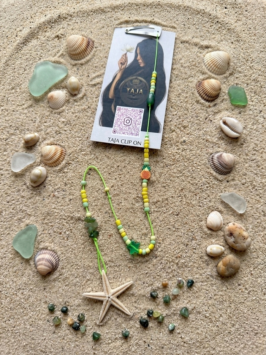 Neon Sea Star clip on