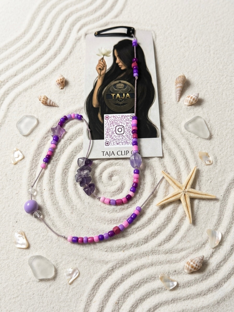 Lavender Mermaid clip on