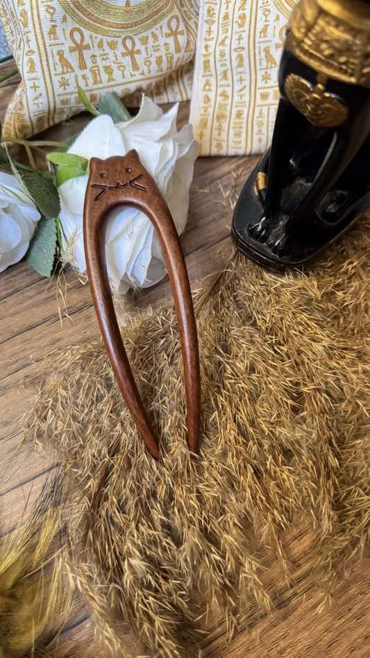 Kitty Cat Hair Fork