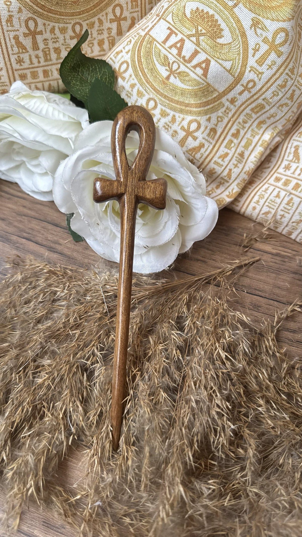Ankh hair pin