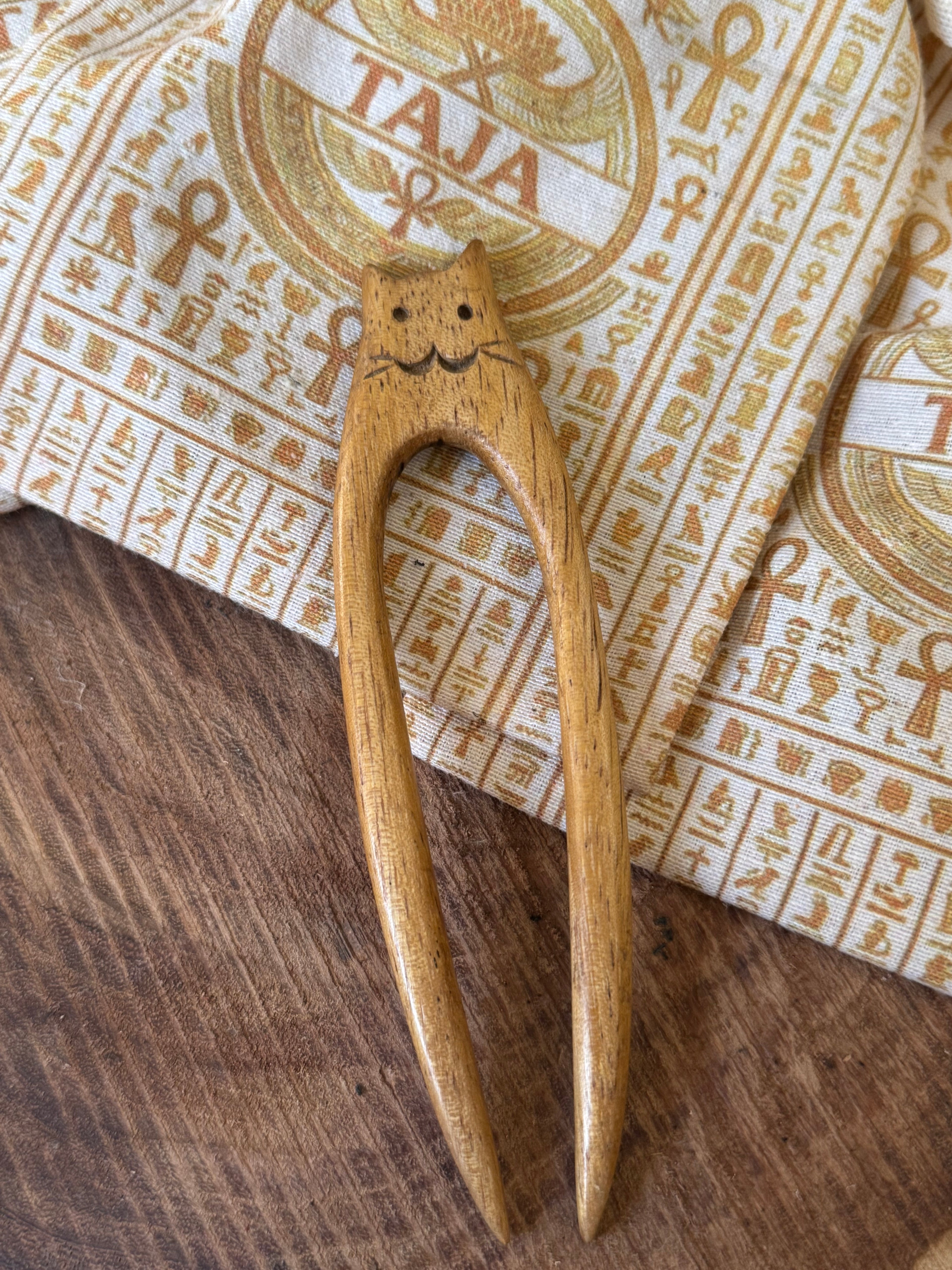 Kitty Cat Hair Fork
