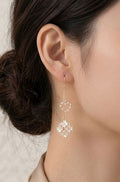 Rose garden earring