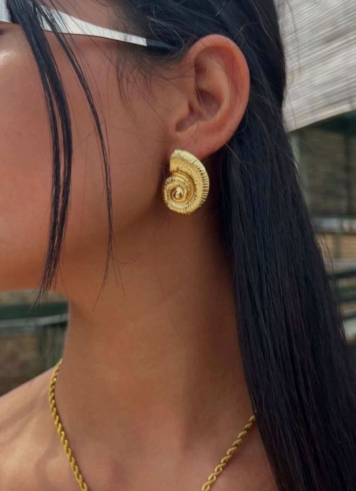 Sea shell earrings