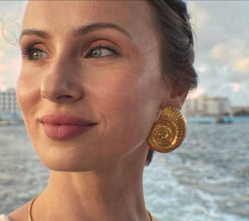 Sea shell earrings